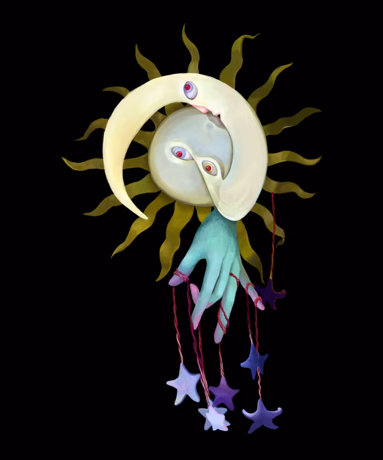 Solar moon