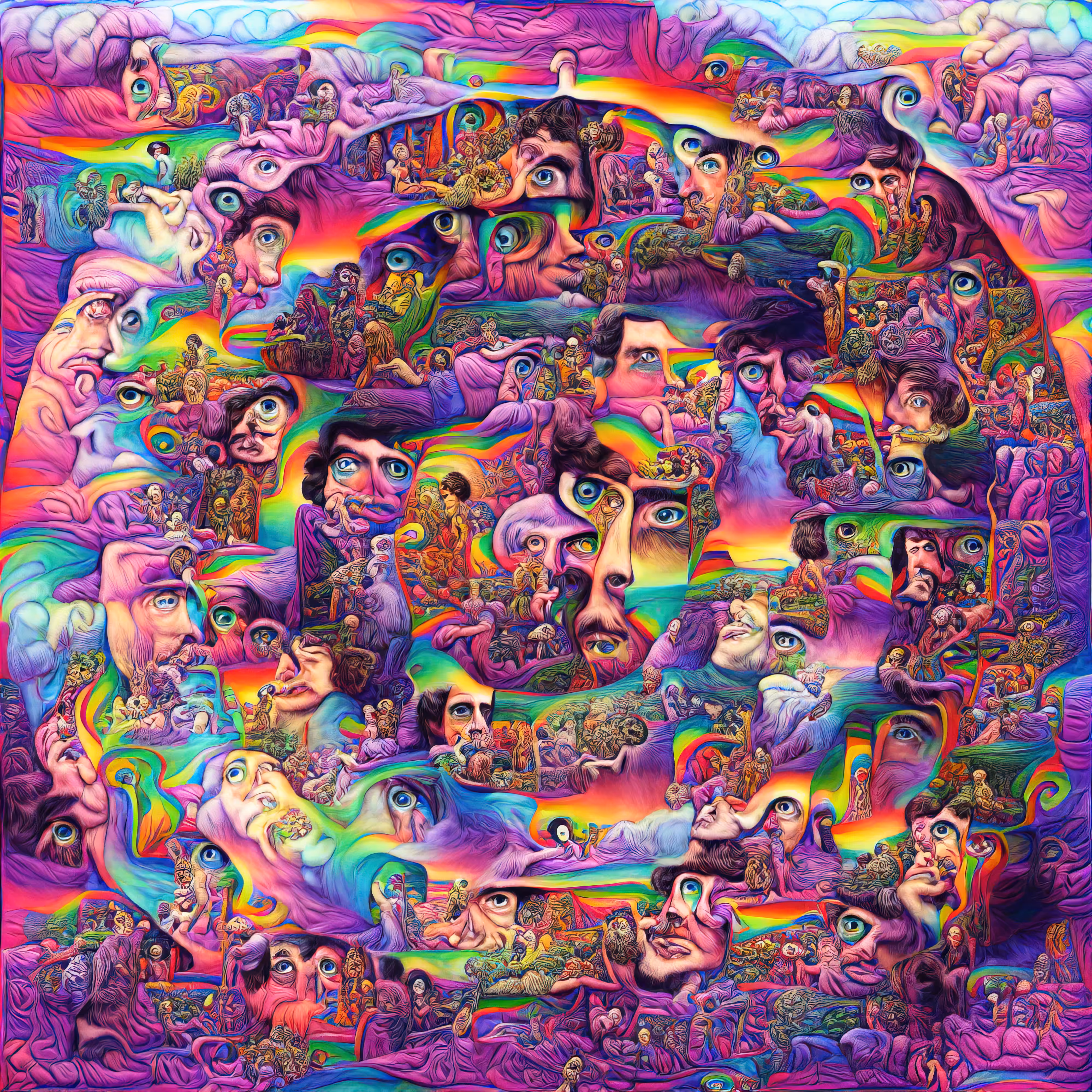 Psychedelic Tourism Postcards