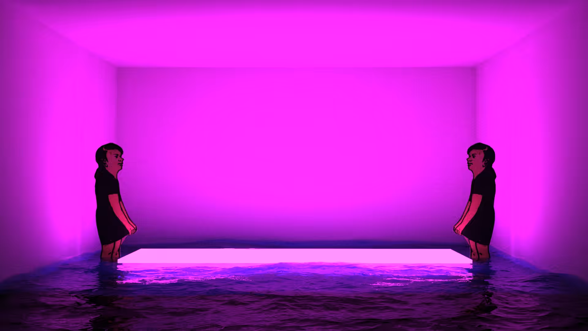 "Two humanoids in a windowless room"-23