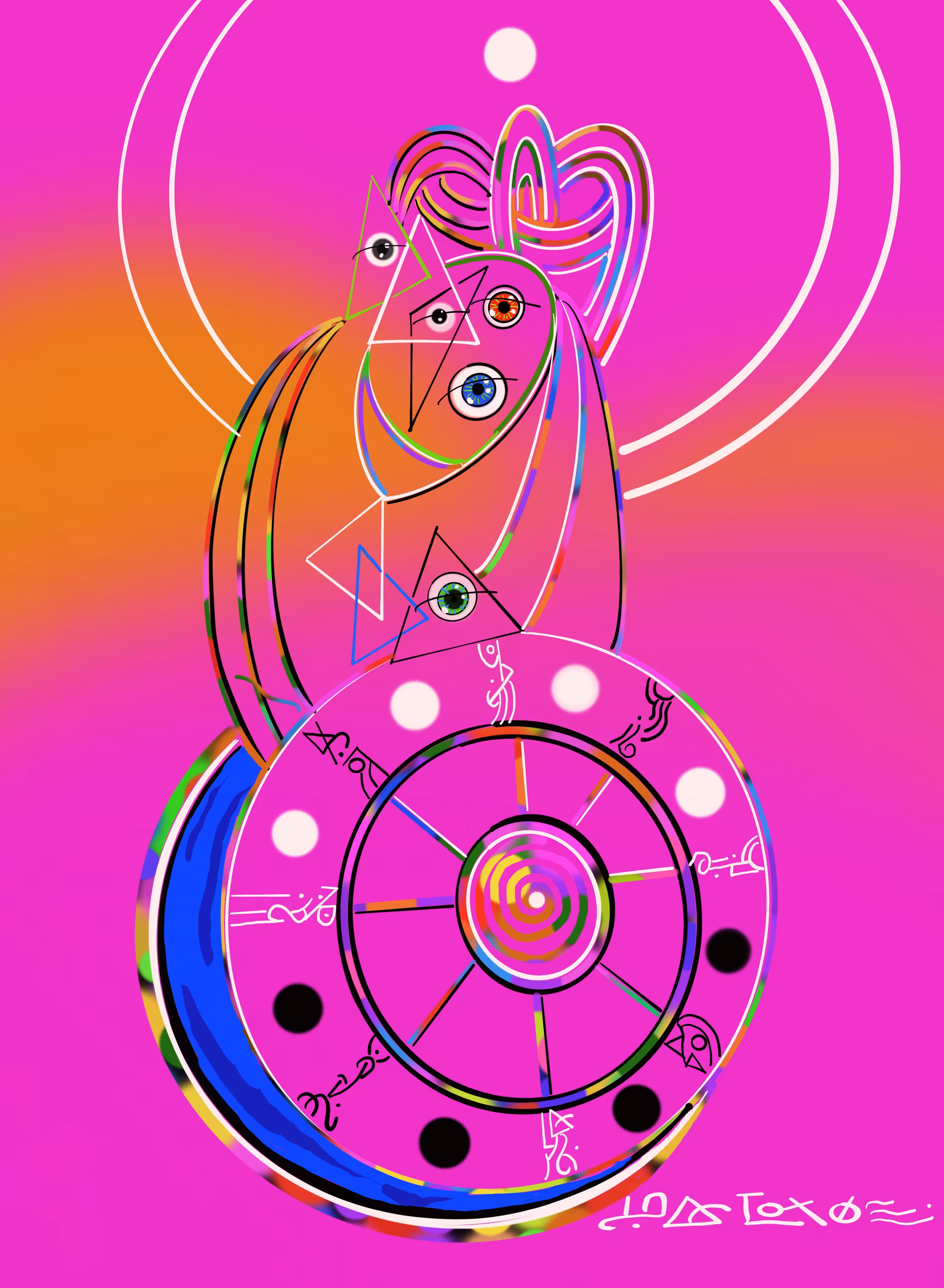 Bodhisattva Wenshu Is Powerfully Turning the Dharma Wheel