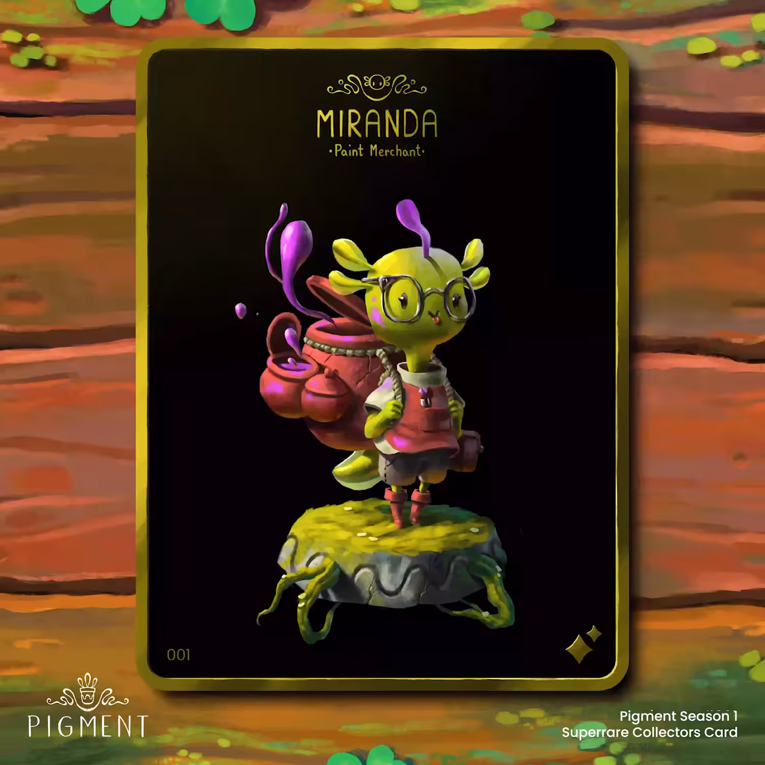 Pigment Season 1 Superrare Collectors Card