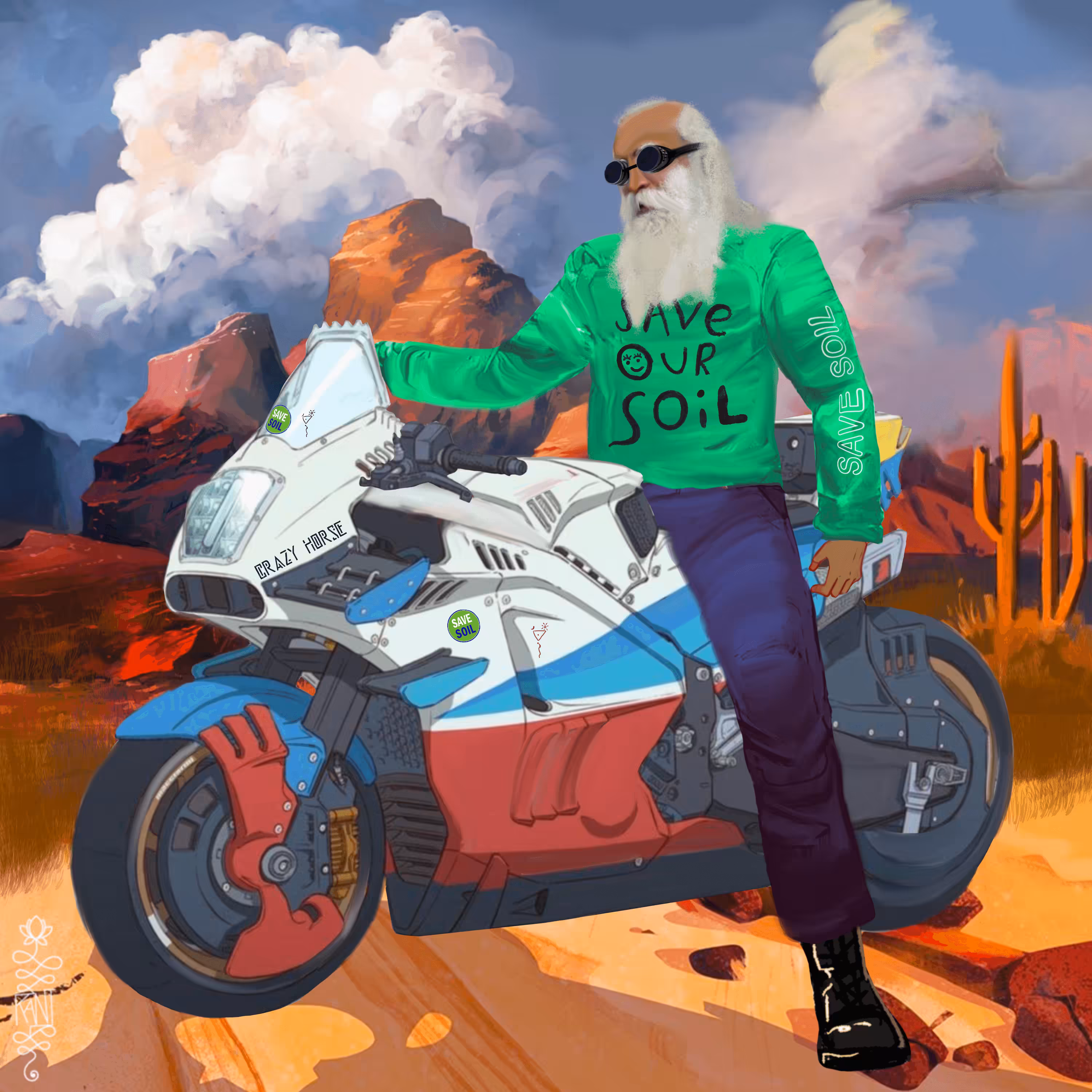 Riding for soil