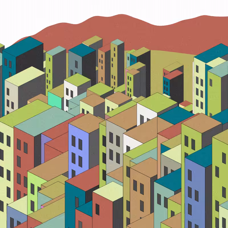 Coloured City #62