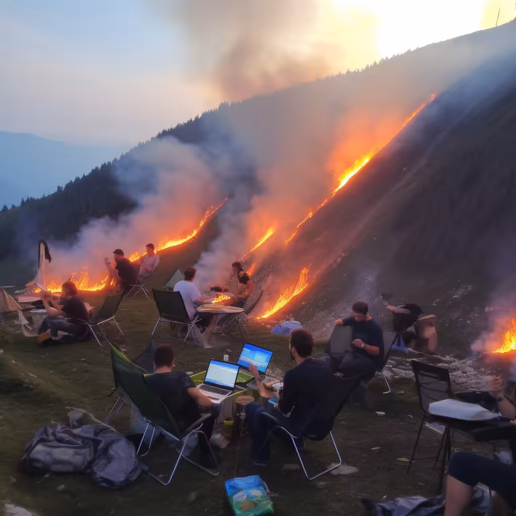 Intersections #31: Summer. — Fire. — Day.