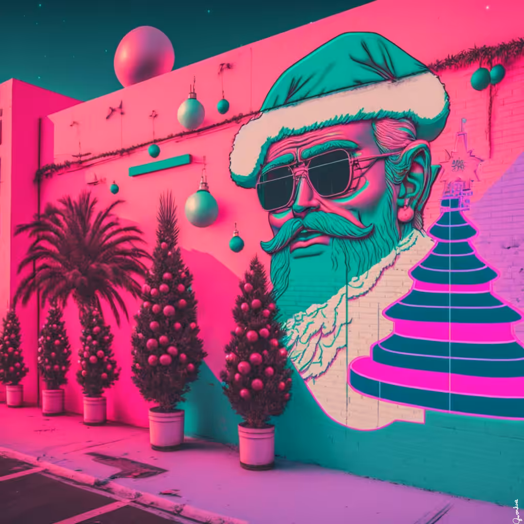 santa wave xmas party