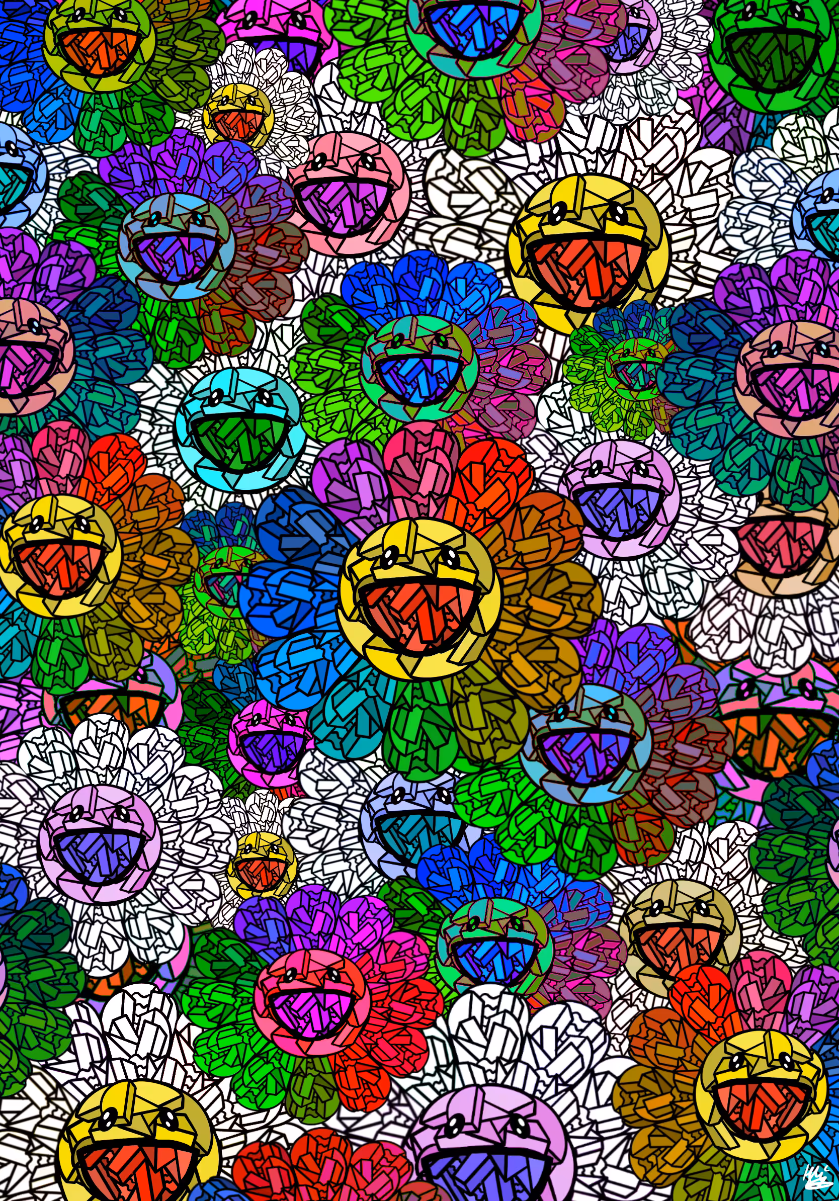 MURAKAMI'S FLOWERS #16