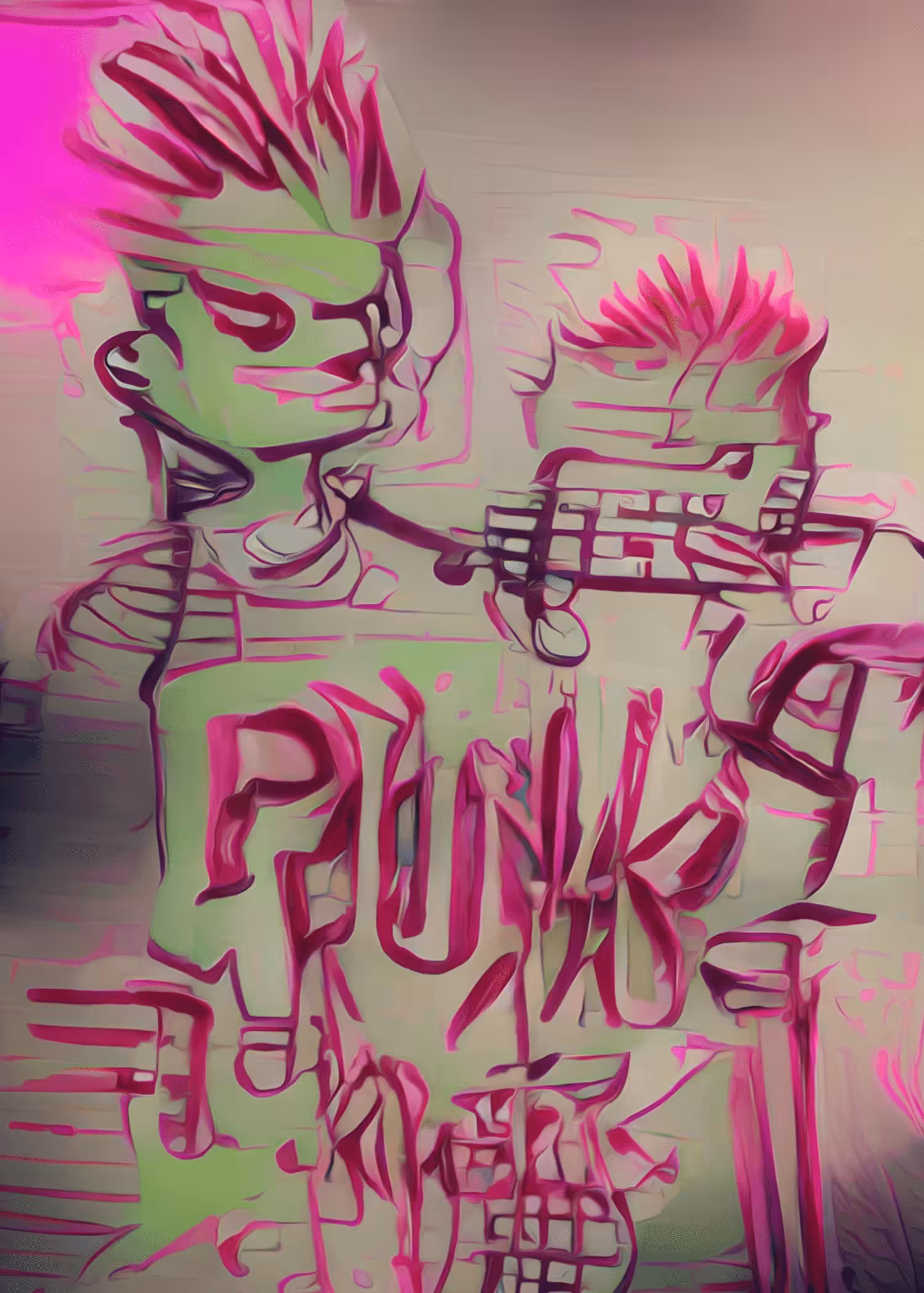 Scribbled Punk #8