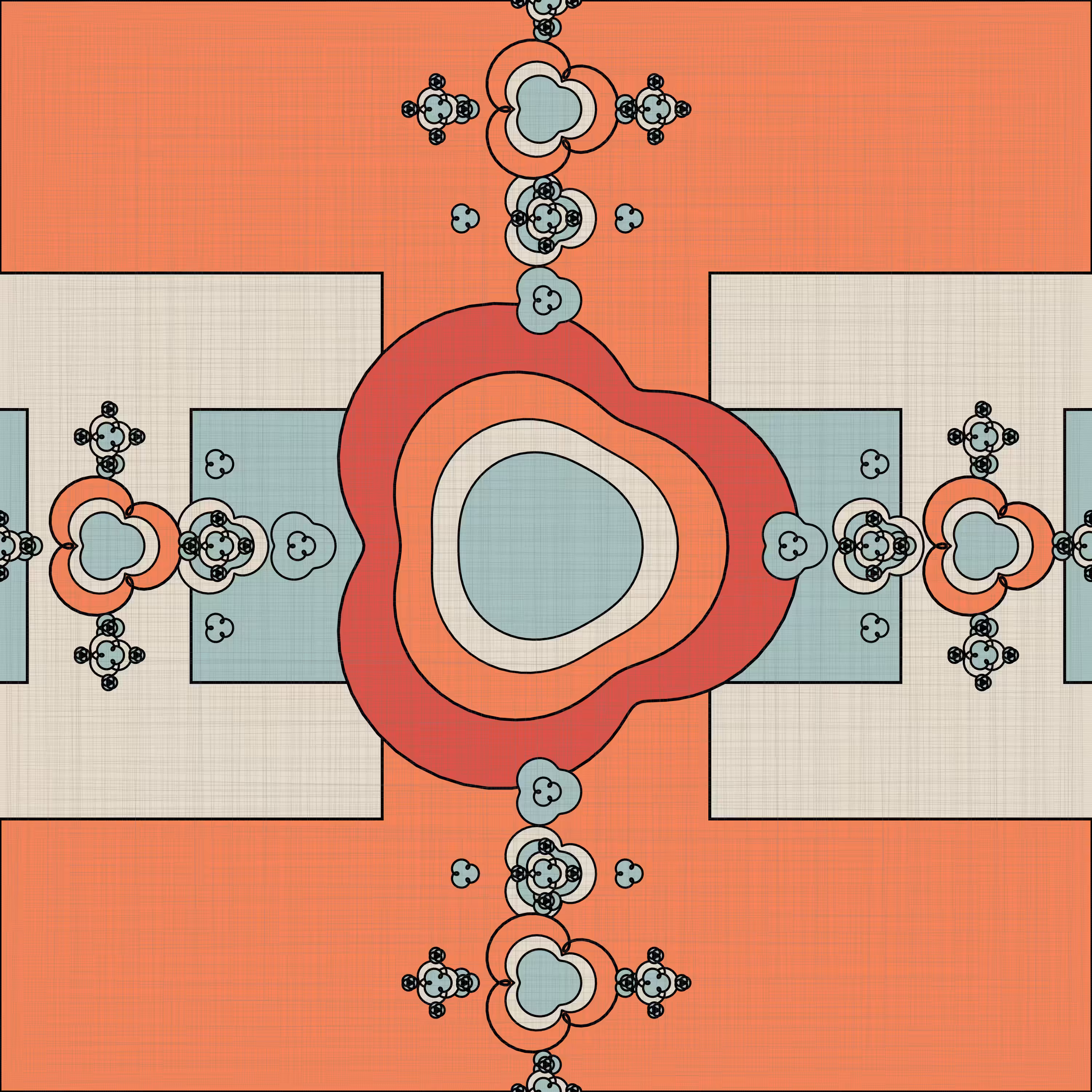 10 patterns 10 palettes #54