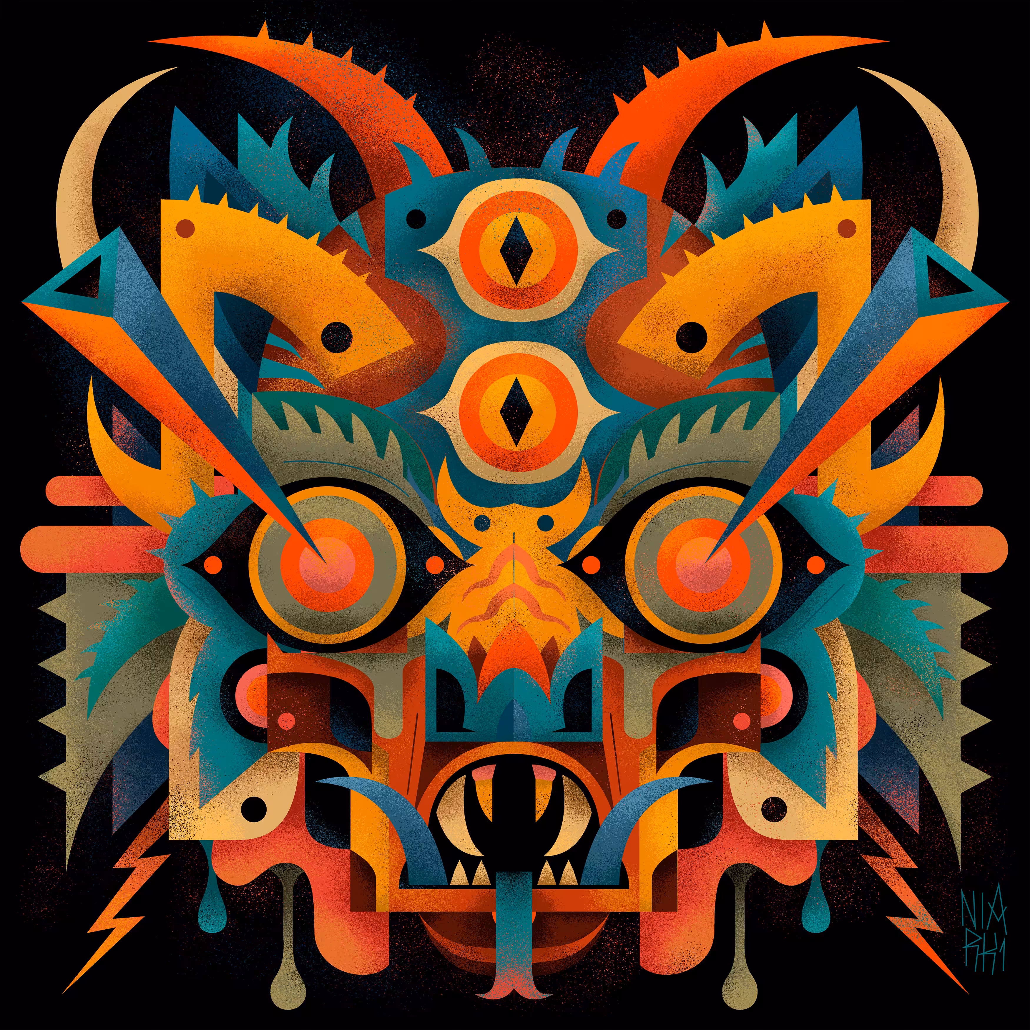 Monster head #1
