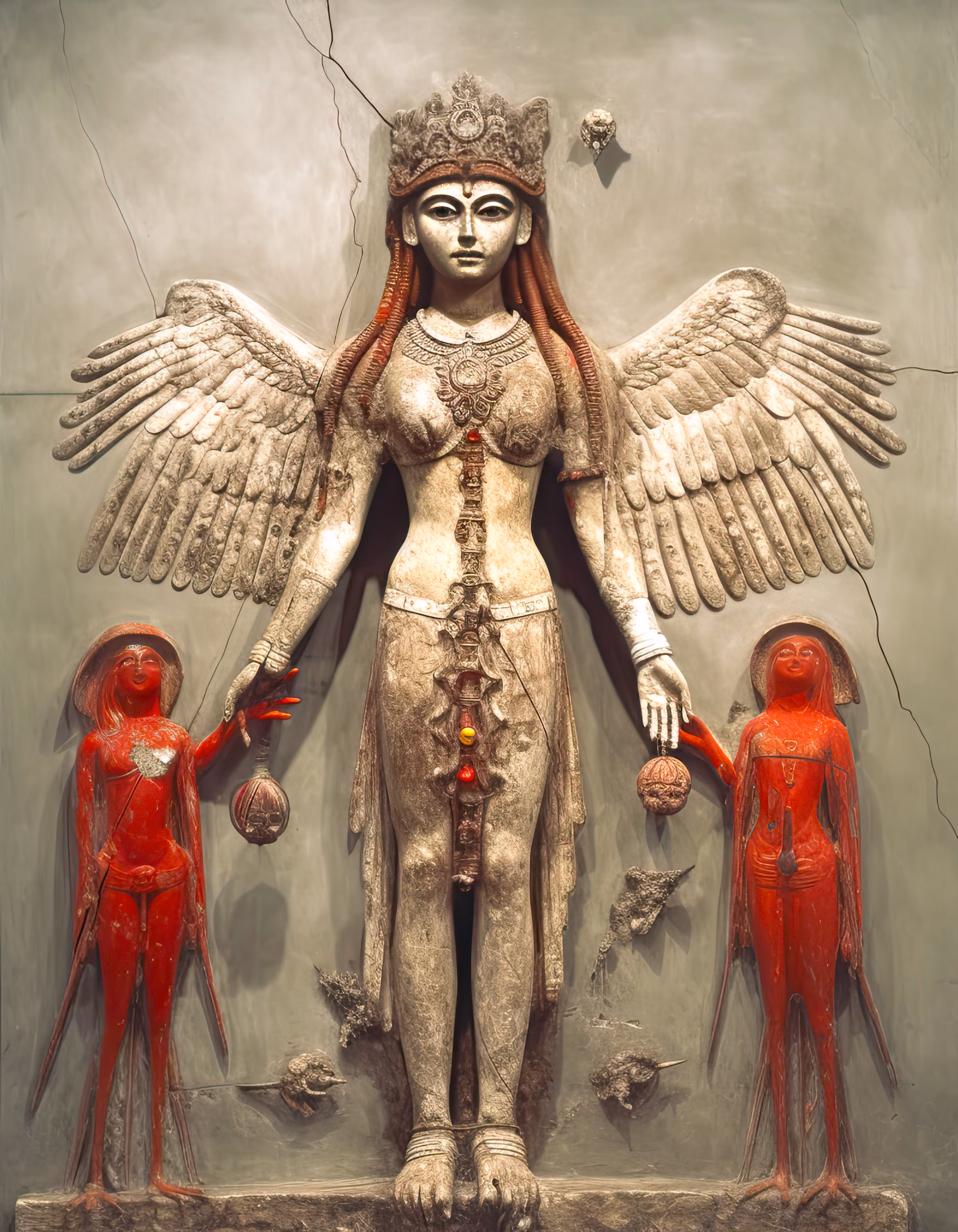 Ereshkigal and the Gatekeepers of the Underworld