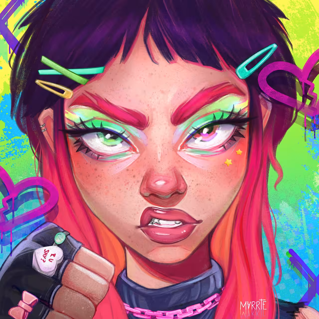 pretty hurts, rage heals