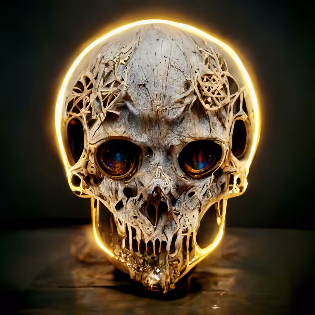 The Cyberverse: Cyber Skull Art 1