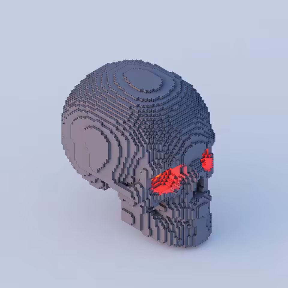 Calavera : Voxel art series