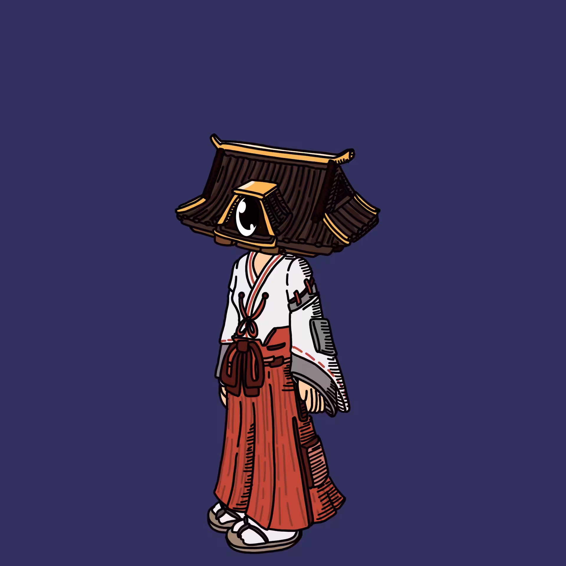 Shrinemaiden one eyed guy #00460