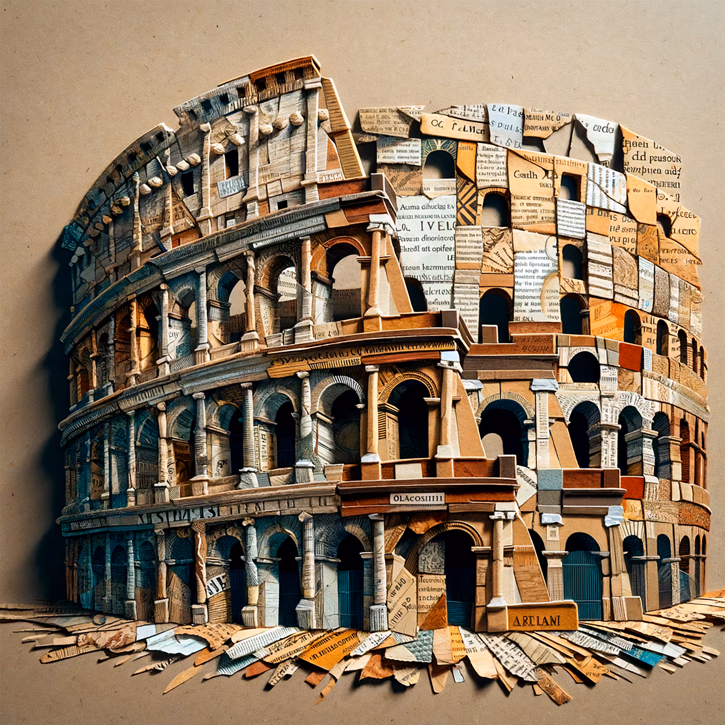 Beyond Decoupage Boundaries: Eternal Echoes: The Colosseum 
