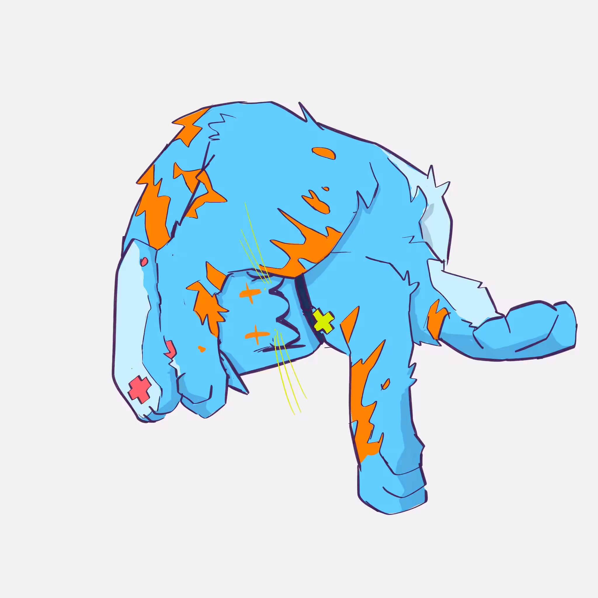 Lazy Skullcat #006