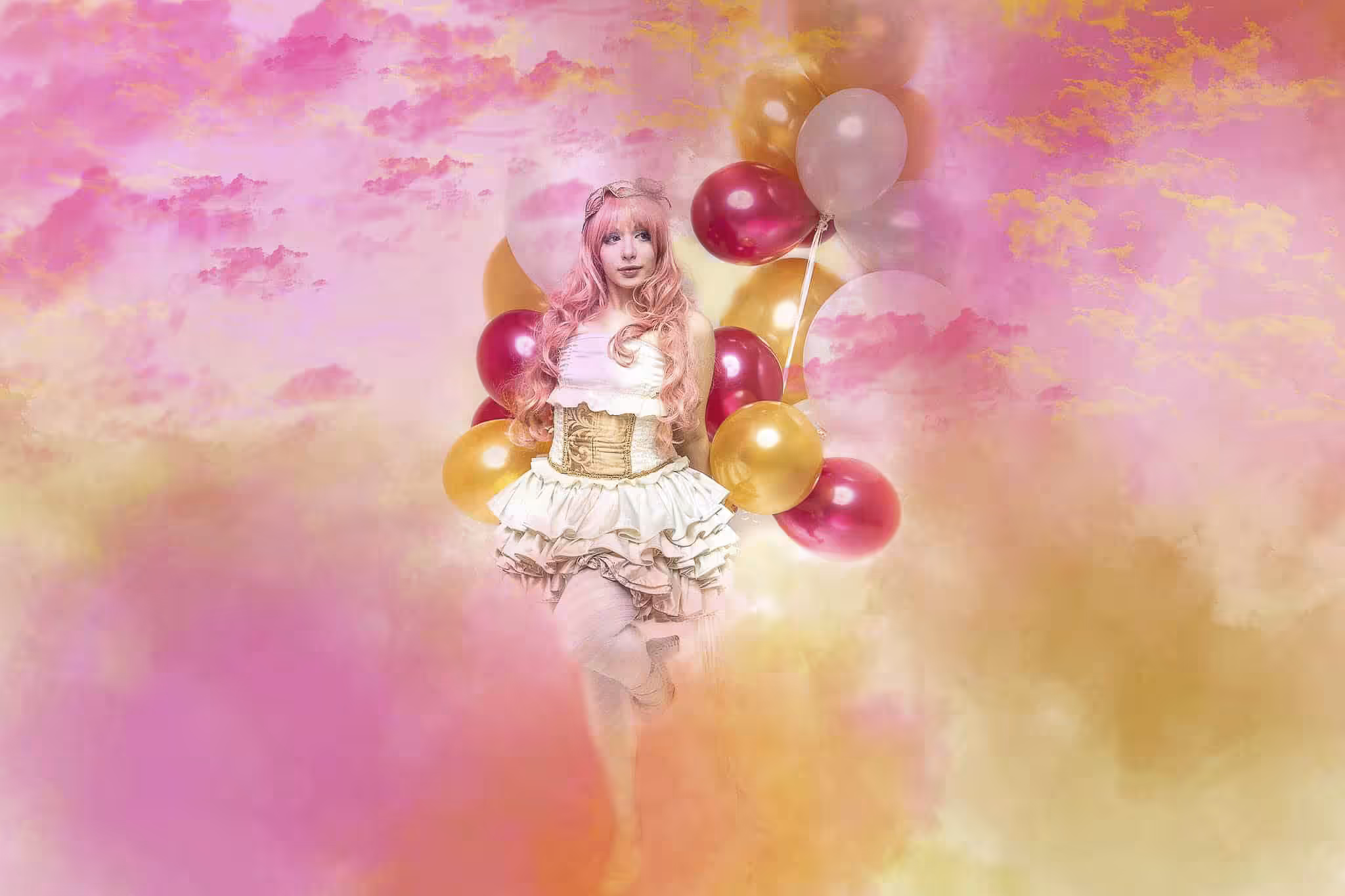 strolling thru the cotton candy clouds