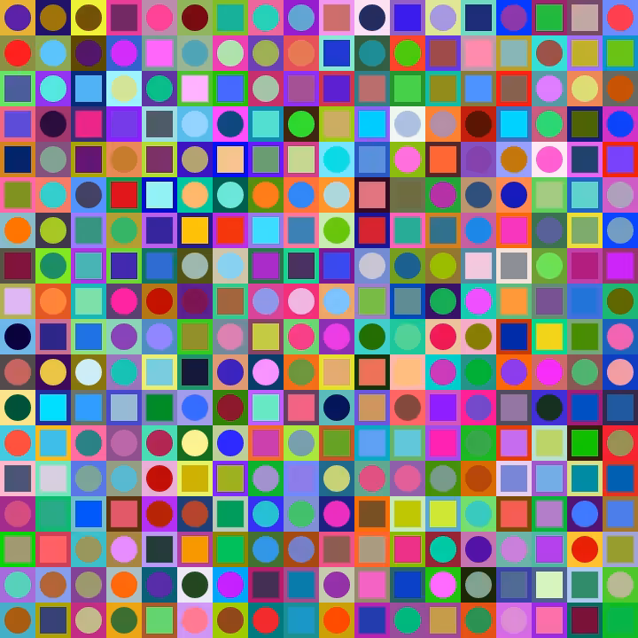 Square Dot Composition #168