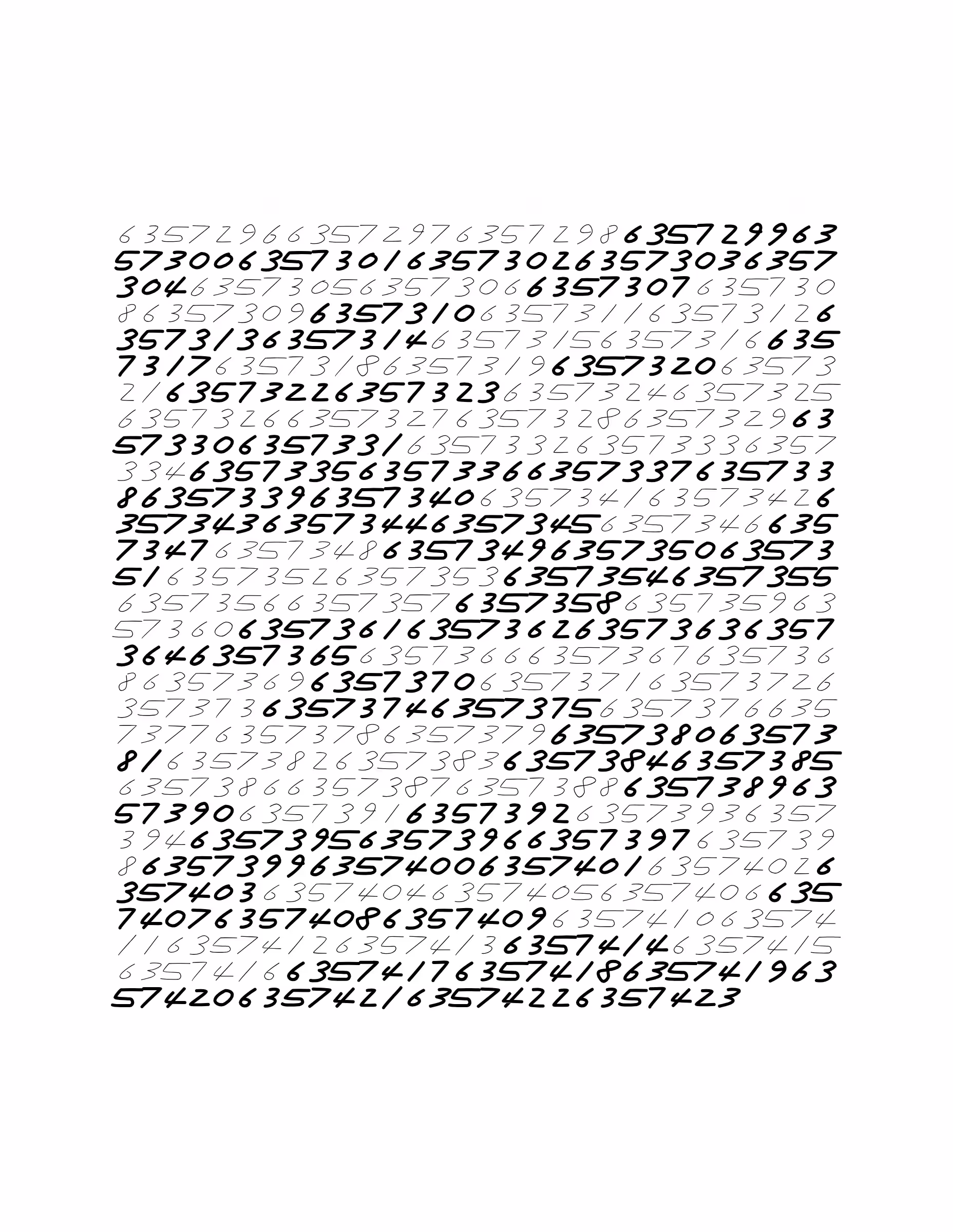 Endless (5,607,250 to Infinity) #2575