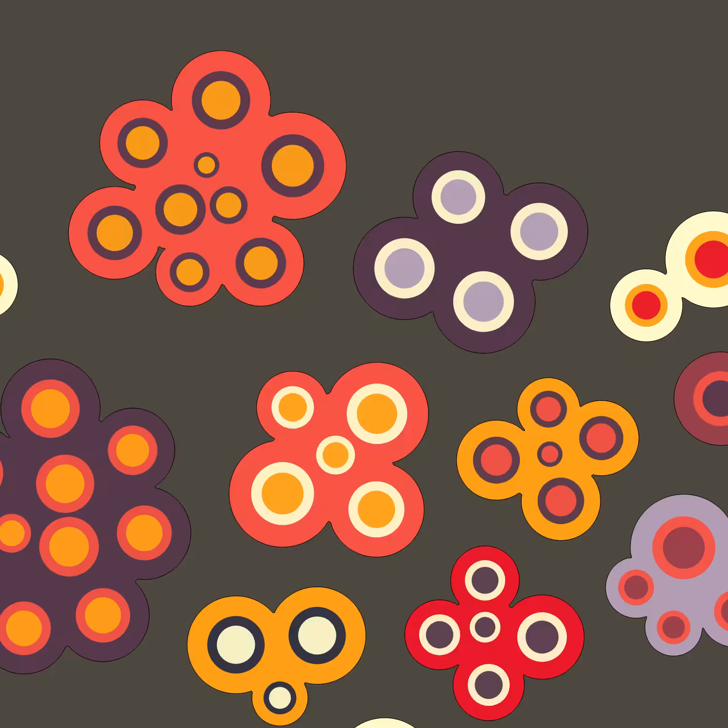 Geometric colorful shapes (Free edition) #13