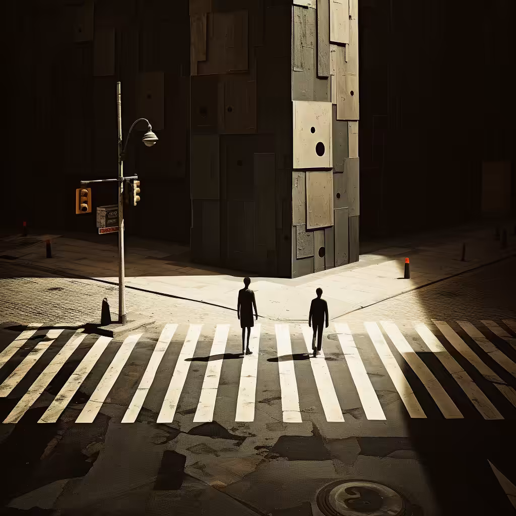 Morning shadows 