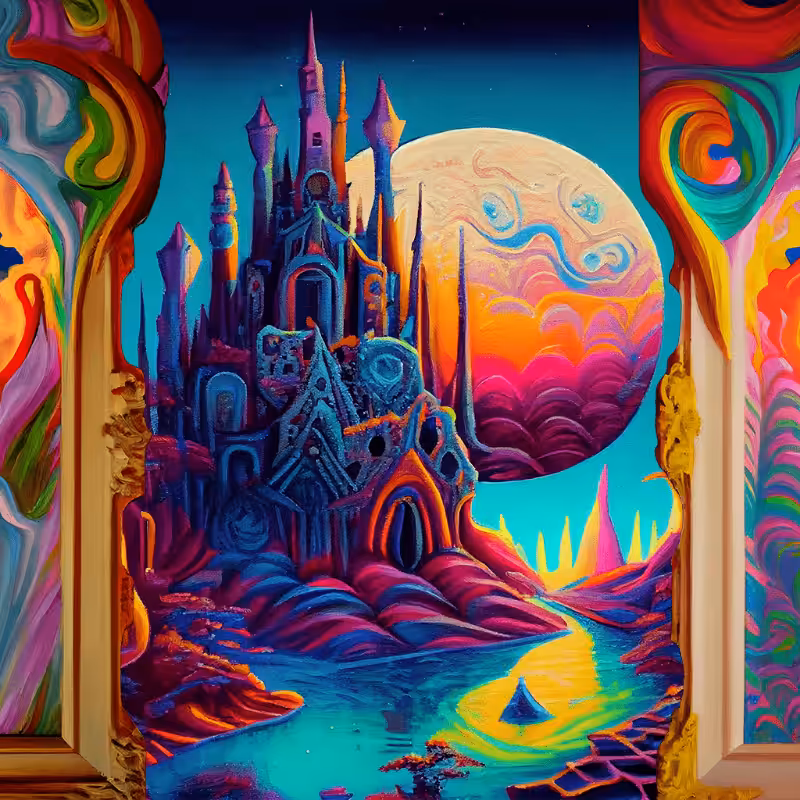 AI Psychedelic City #10