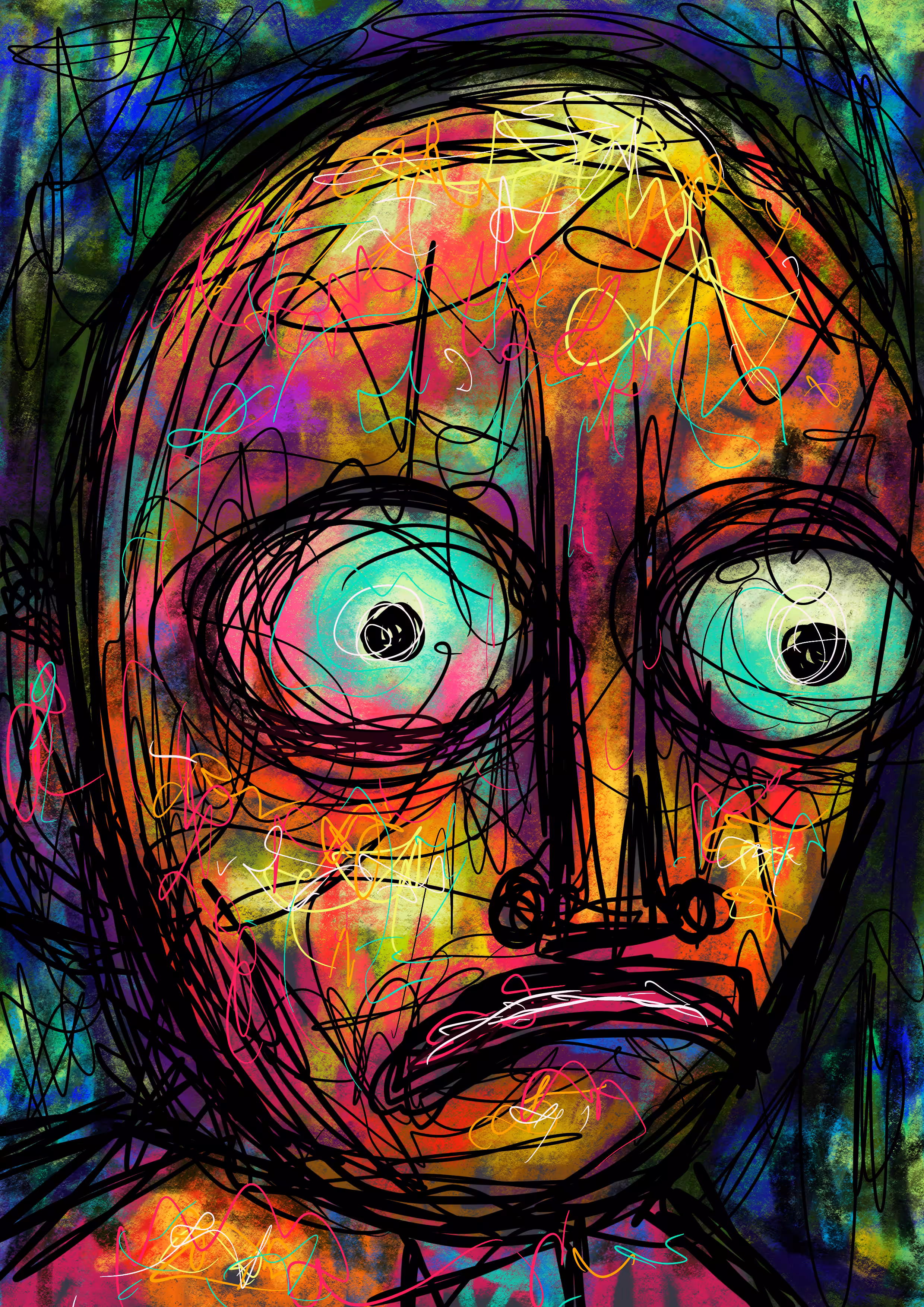 Colored Faces