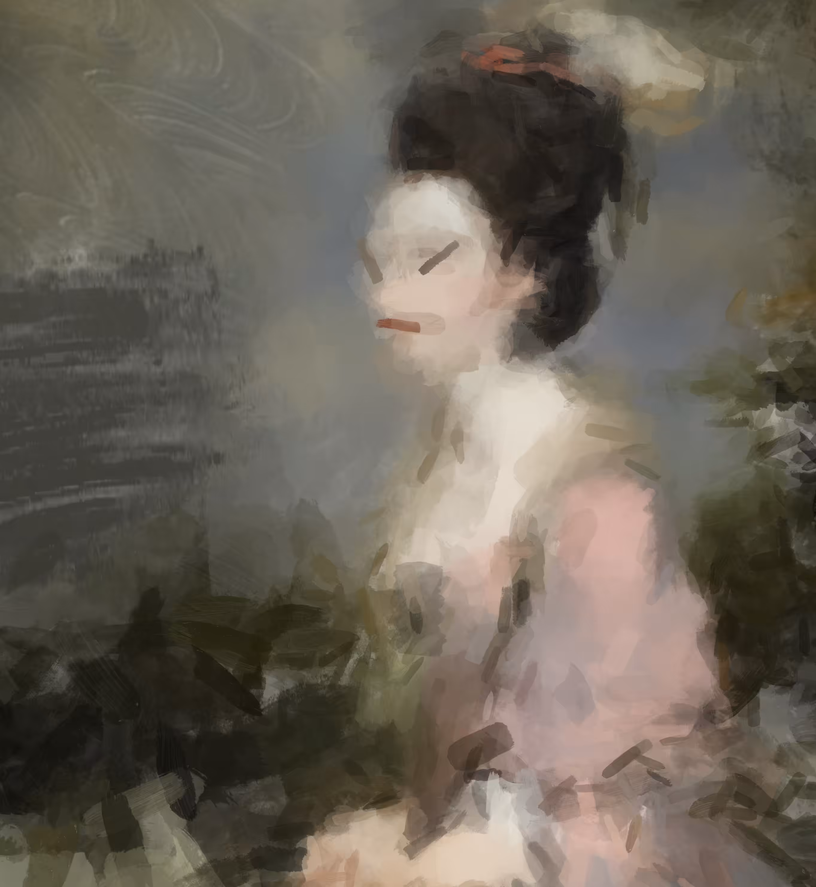 Lady Grumpy #3 Closeup