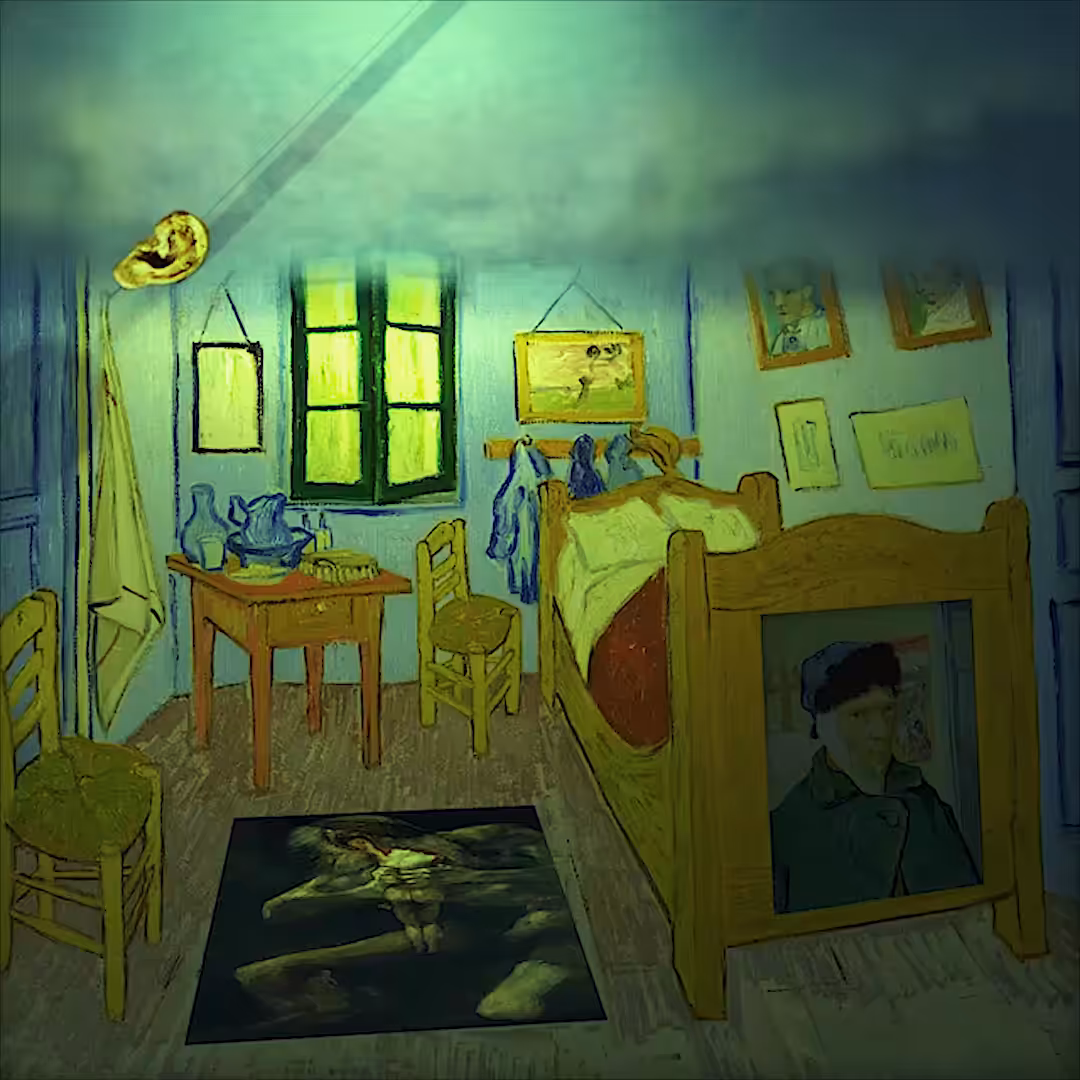 Goya is eating Van Gogh!