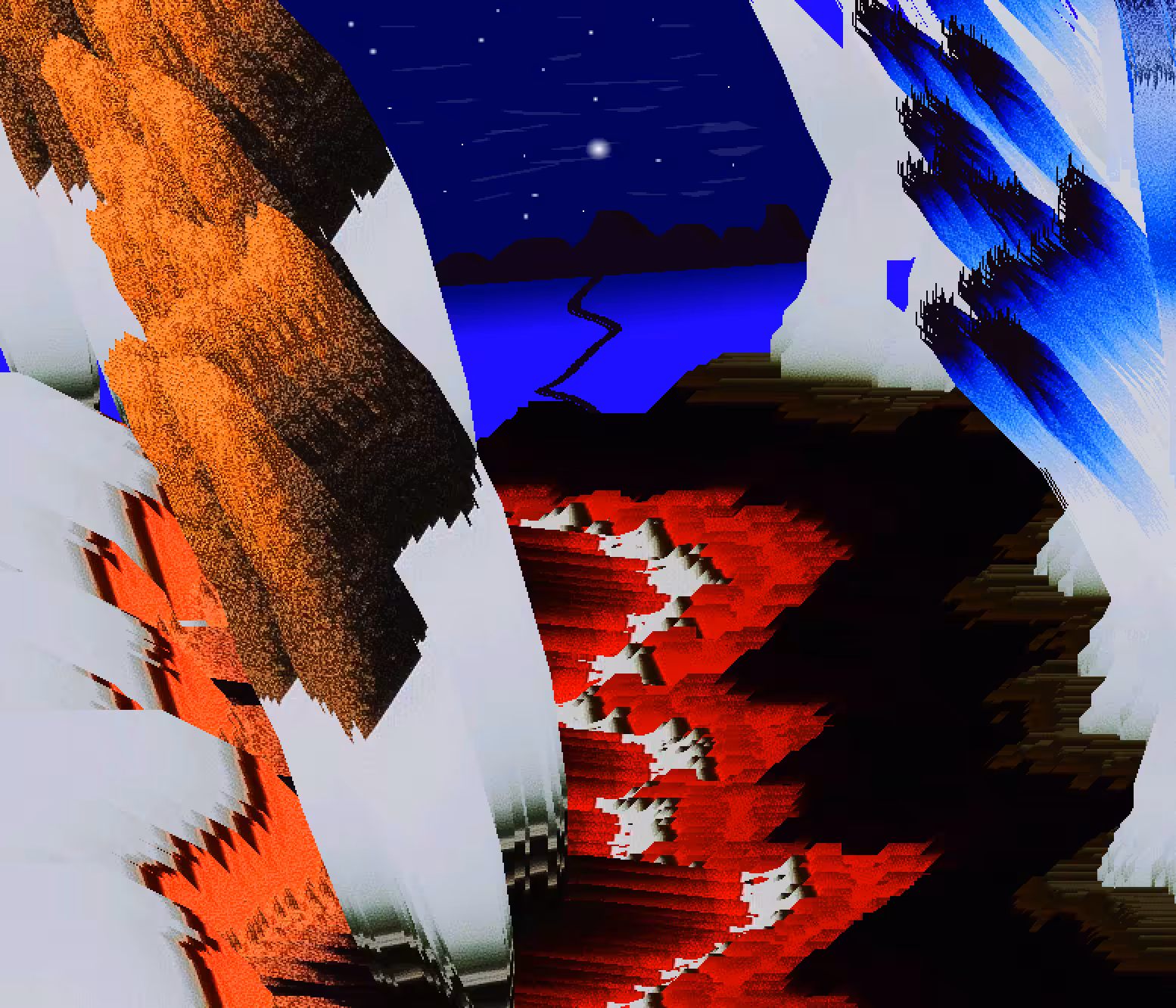 crumbling path
