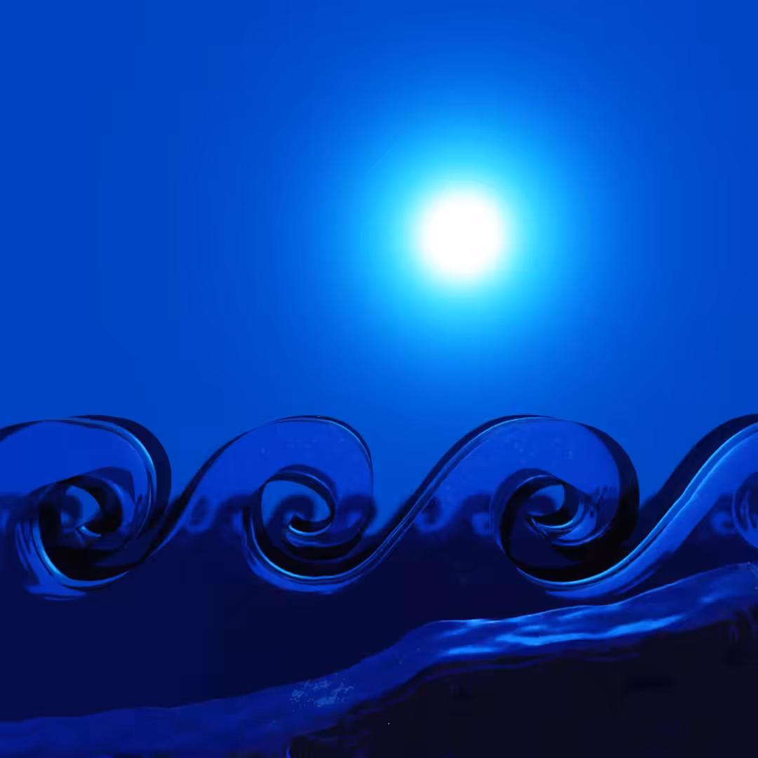 digital ocean seascape
