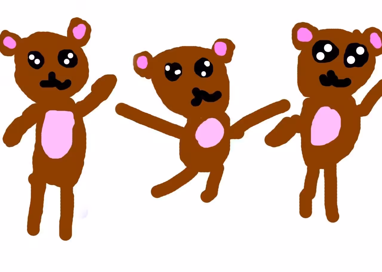 cute bear family 1 of 2