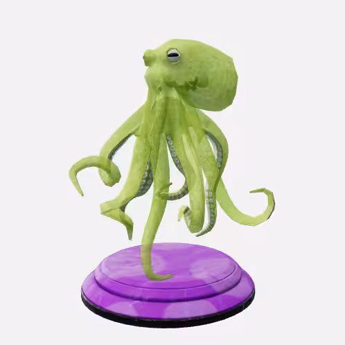 3D Octo Token #04
