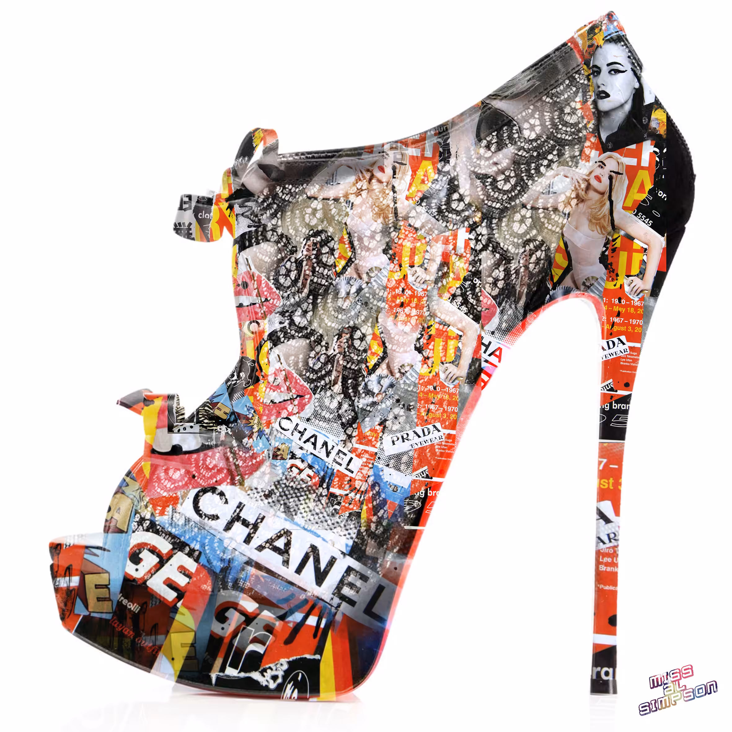 GRAFFITI STILETTO (LACE)
