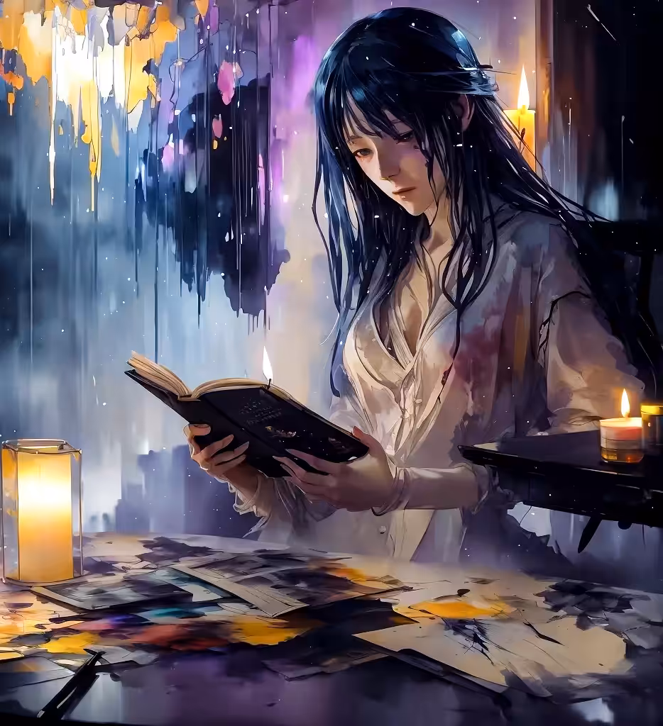 NFT Gallery: The Girl reading a book