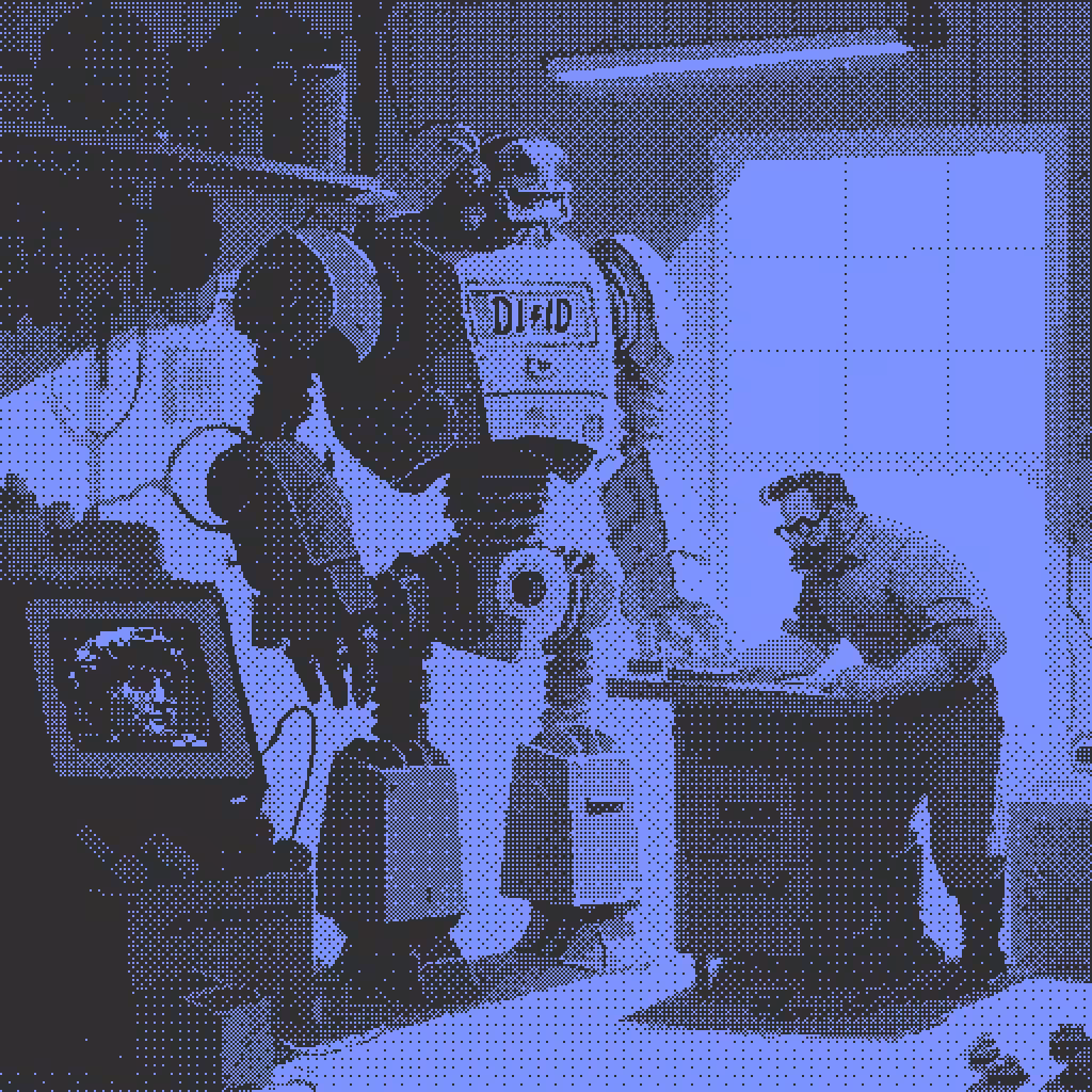 self portrait: man and the machine
