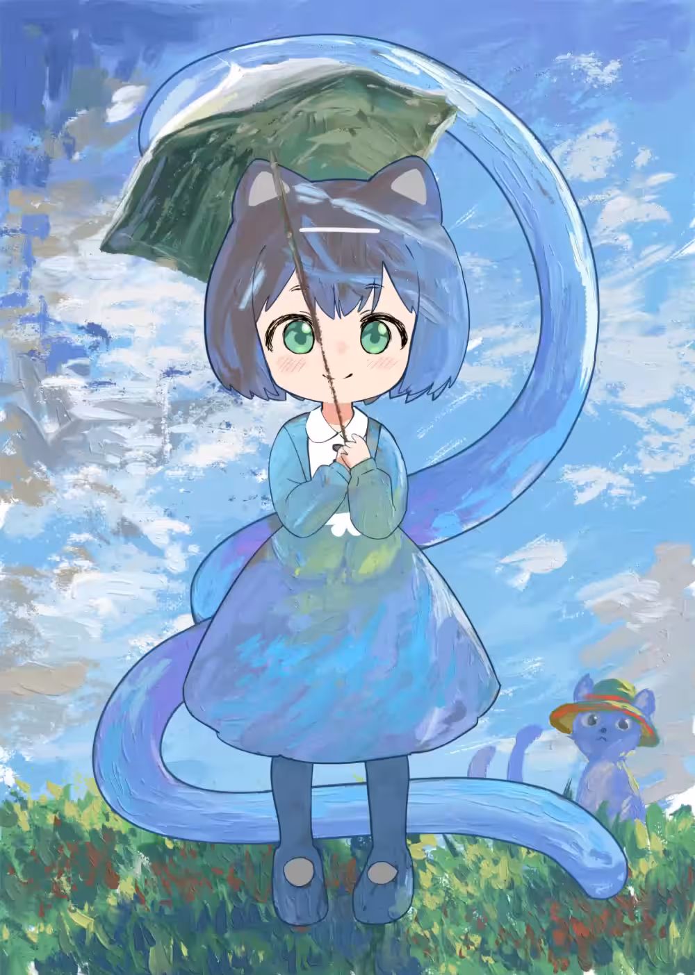 nekonekoneko#018 Nya! with a Parasol
