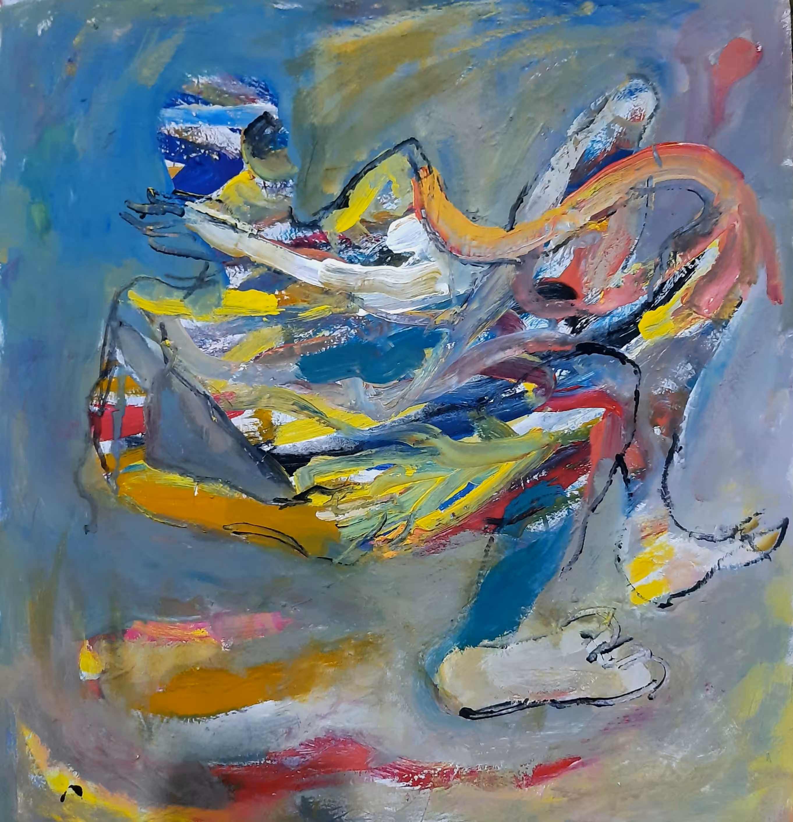 Abstractin painting