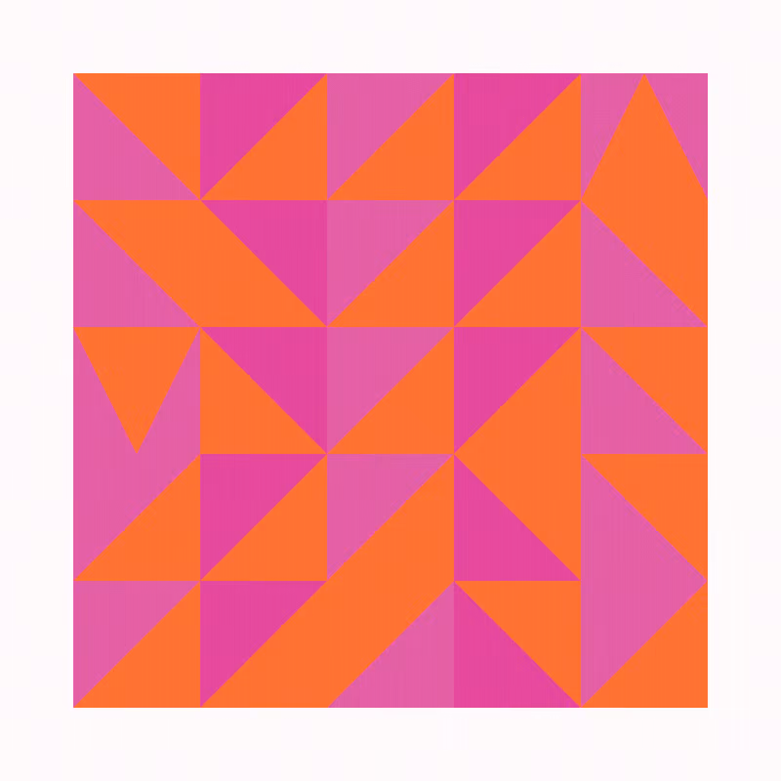 Triangle Pattern II #36