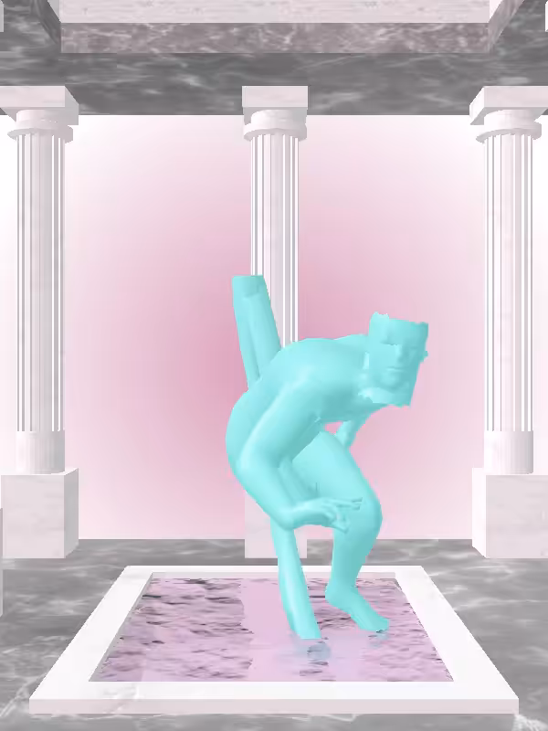 HeavenComputer: The Sneaky Minty Green Man #5114