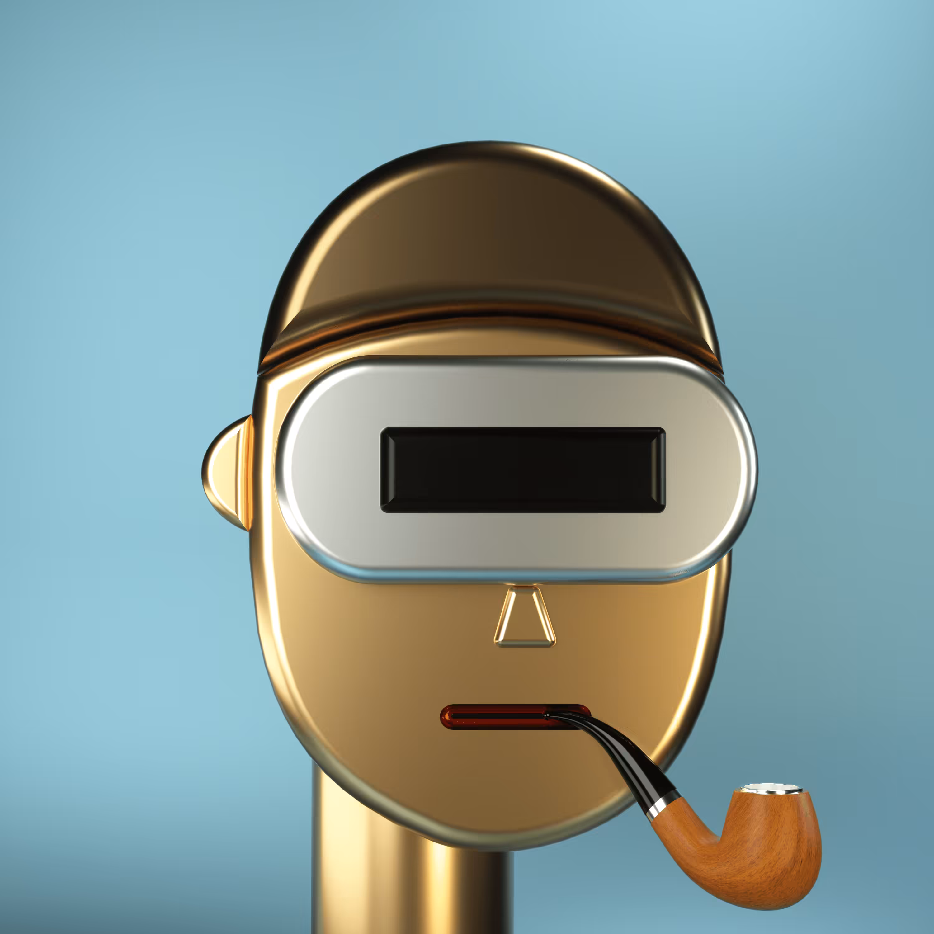 3D Chrome Punks: 3D Chrome Punk #0039