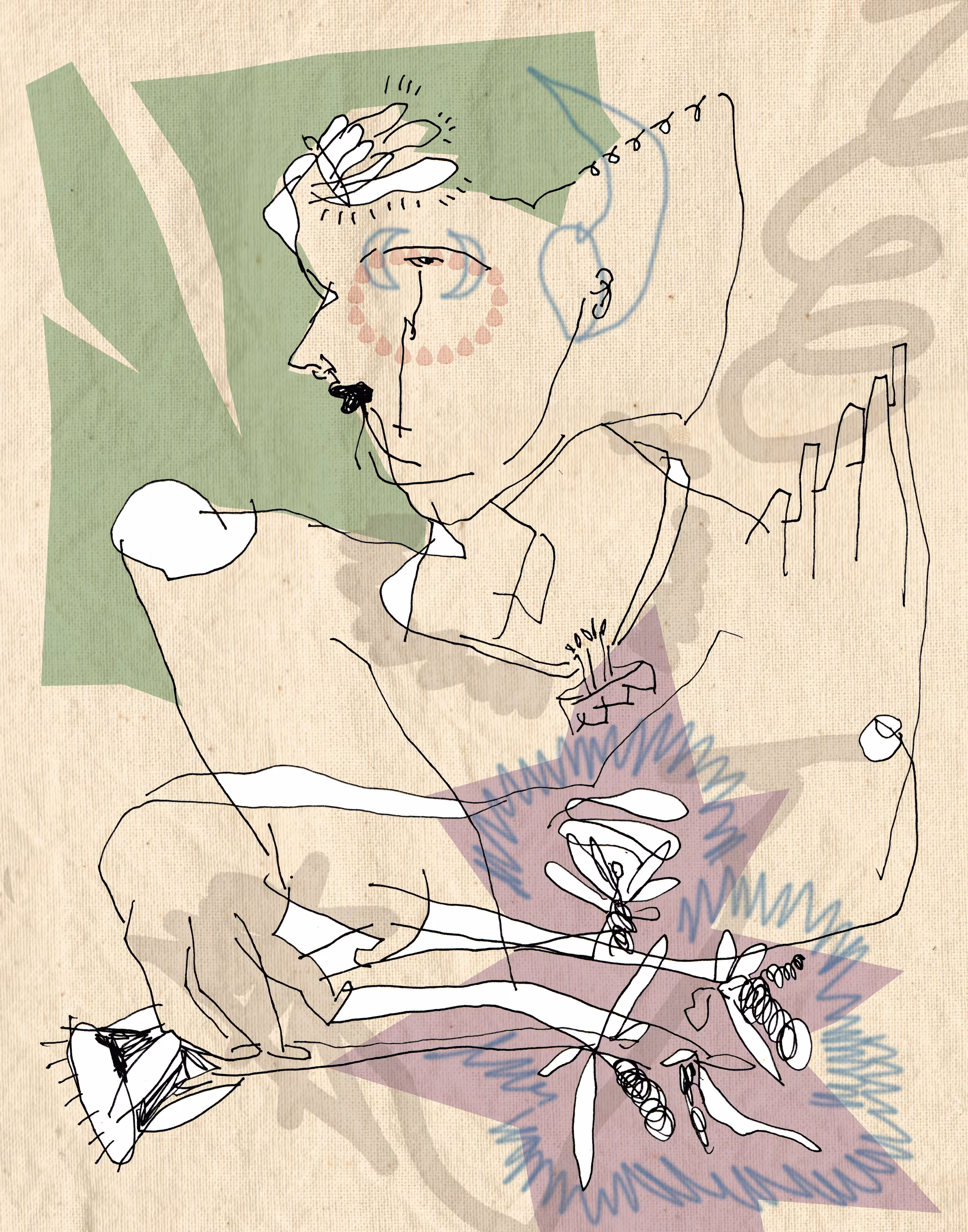 Broken flowers