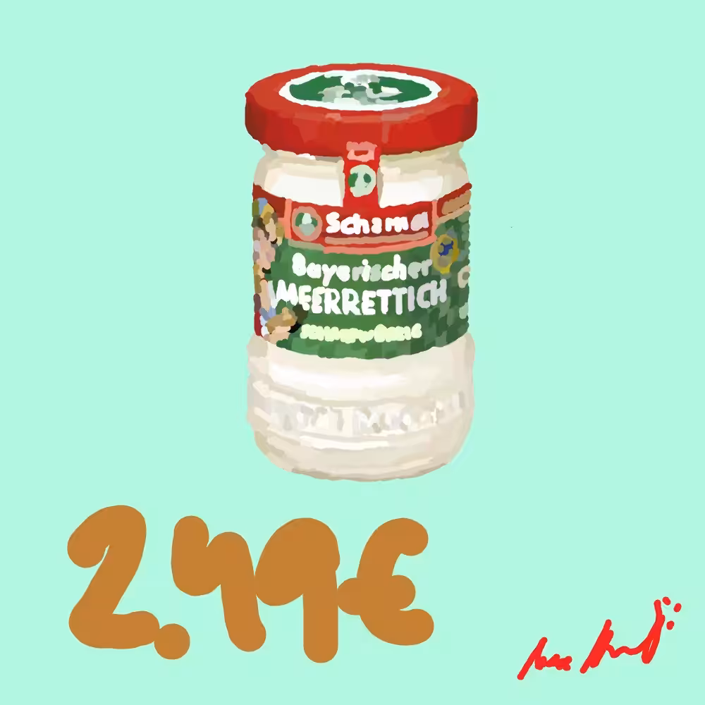 Schamel Bayerischer Meerrettich scharfwürzig, 145 g