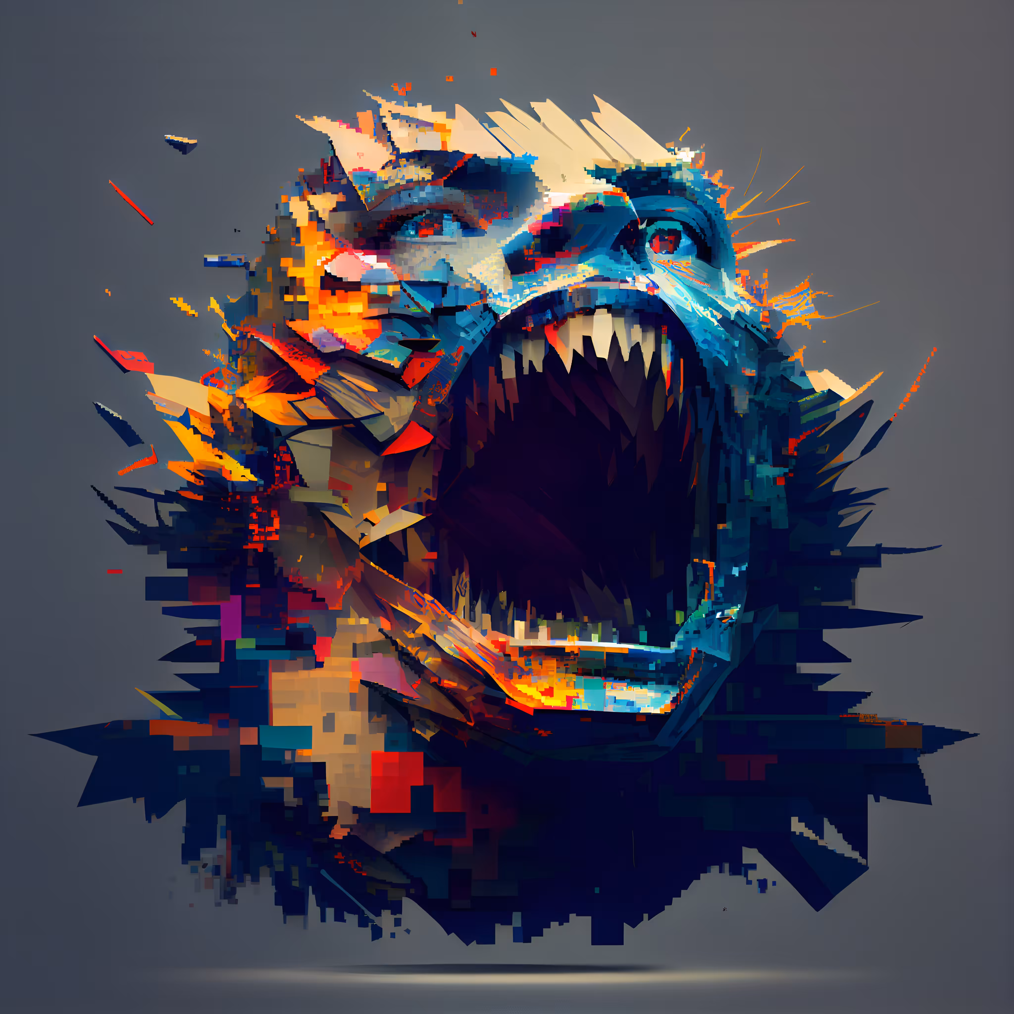 Screaming pixels