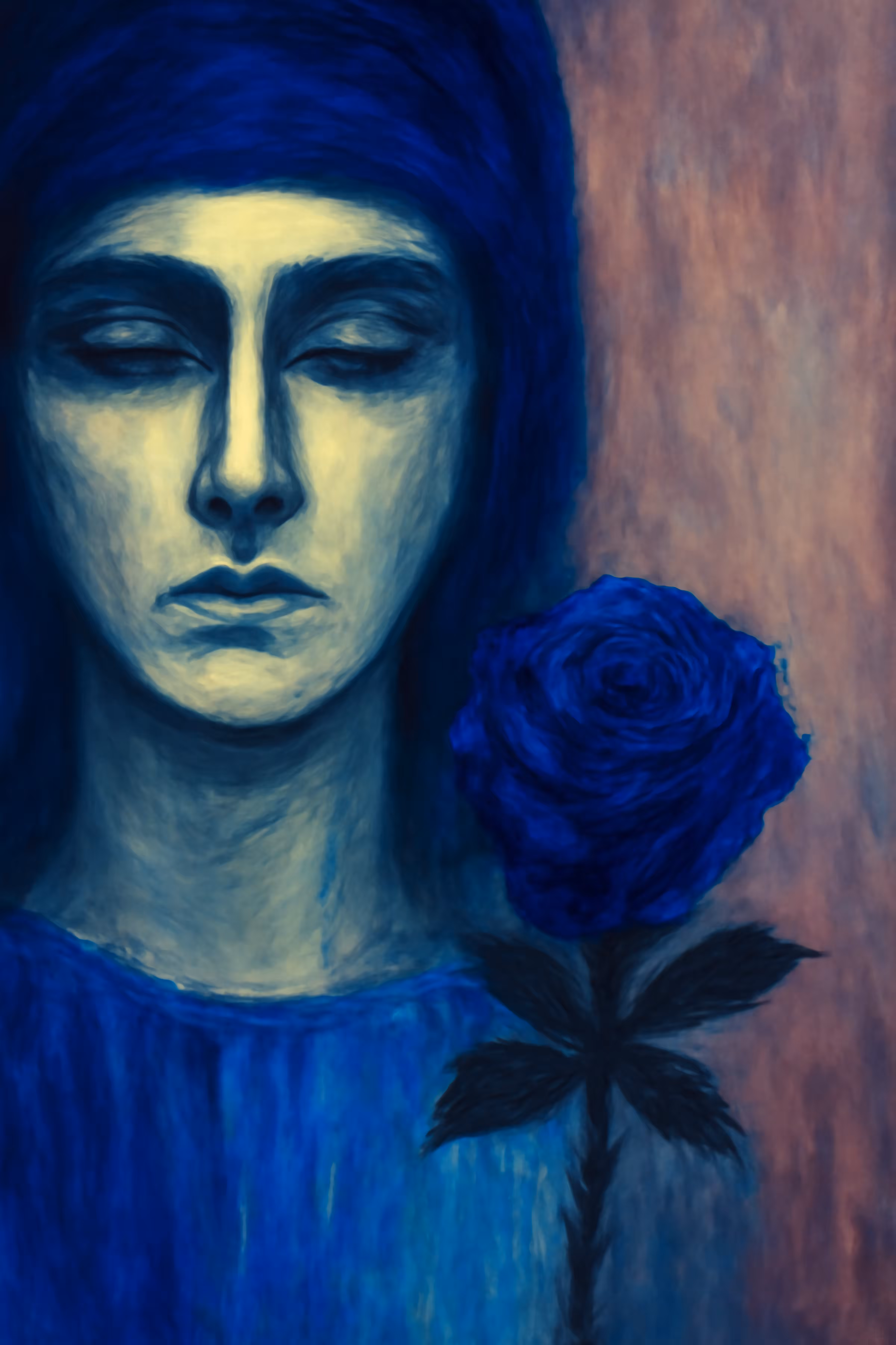 Mourn blue 