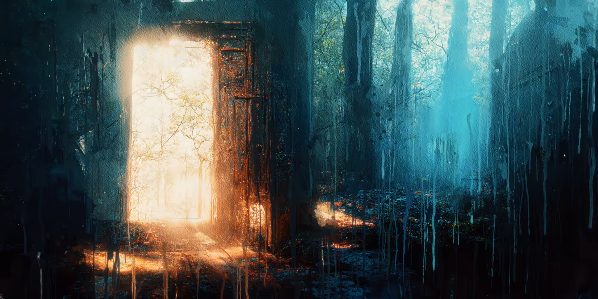 Behind the door