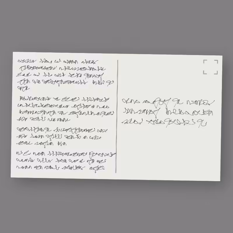 Unmailed Postcards #25