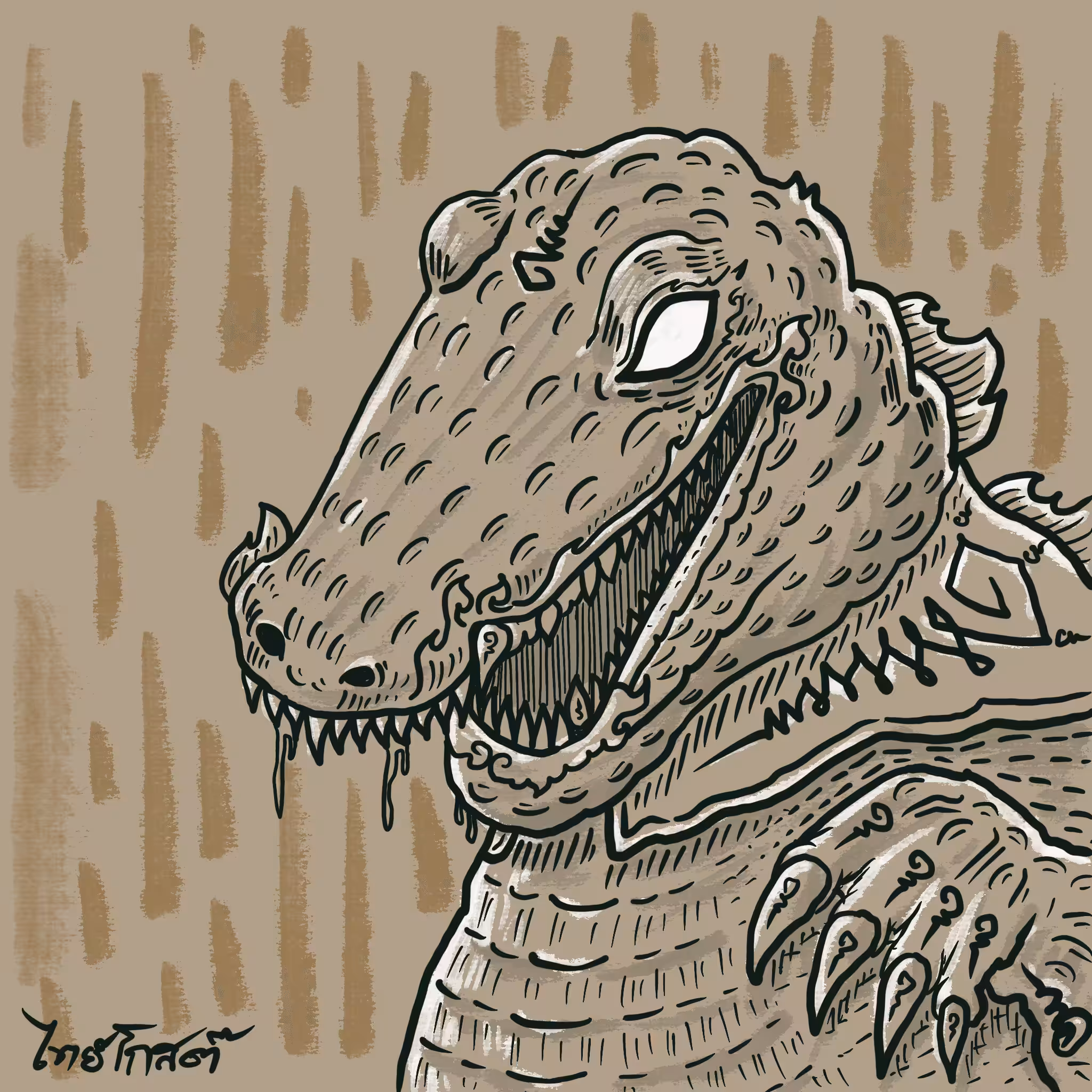 TATTOO CREATURE 01 - CHA-LA-WAN