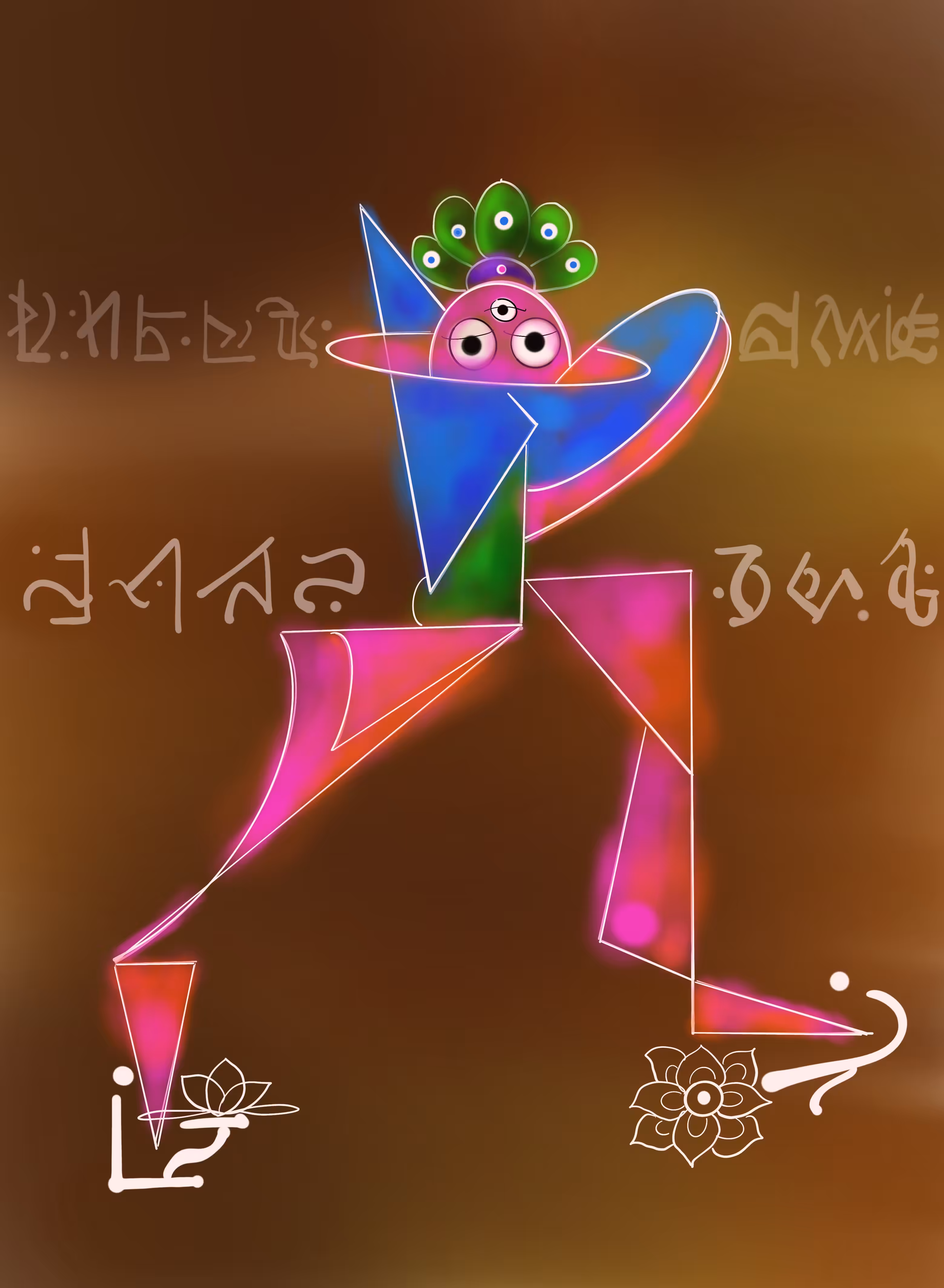 Bodhisattva Wenshu in Manifestation of a Great-Fortune Boy