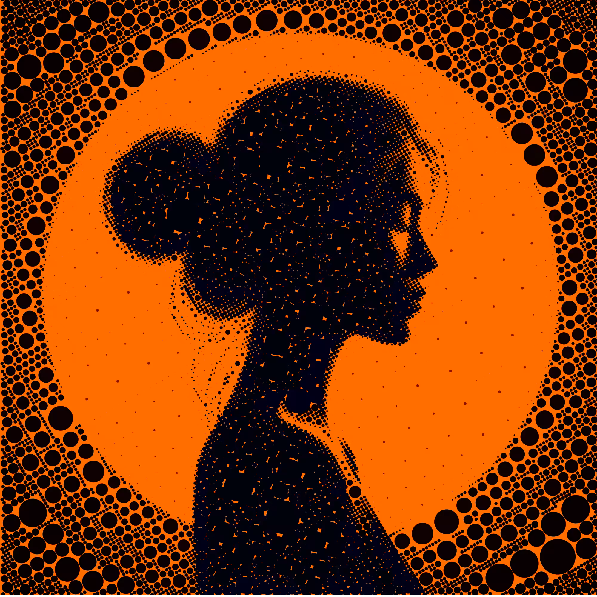 Silhouette - Woman and Sun